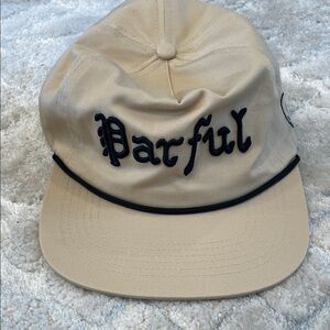 New Malbon Parful Cream and Black Cap